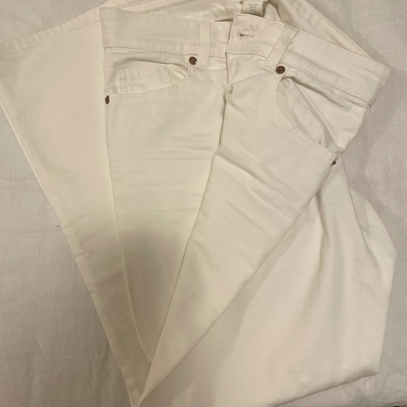 Straight White Denim - Picture 2 of 2